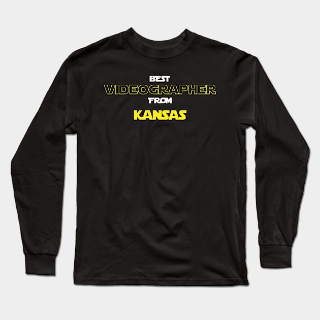 Best Videographer from Kansas Long Sleeve T-Shirt by RackaFilm